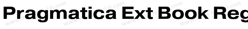 Pragmatica Ext Book Reg字体转换